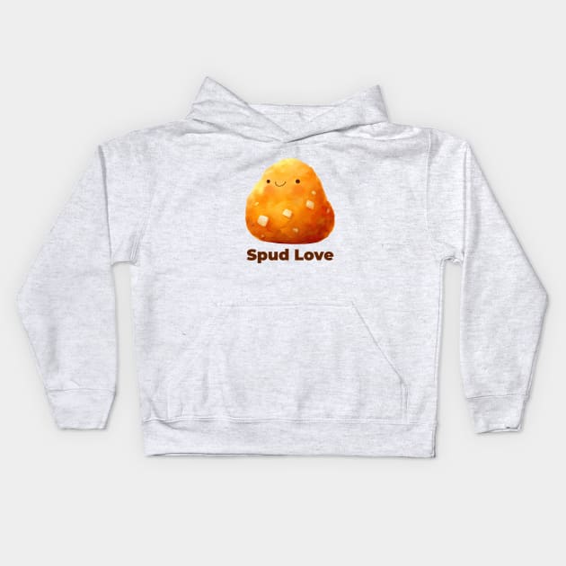 Spud Love Kids Hoodie by aphian